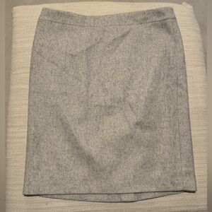 J crew factory wool Light Gray Skirt